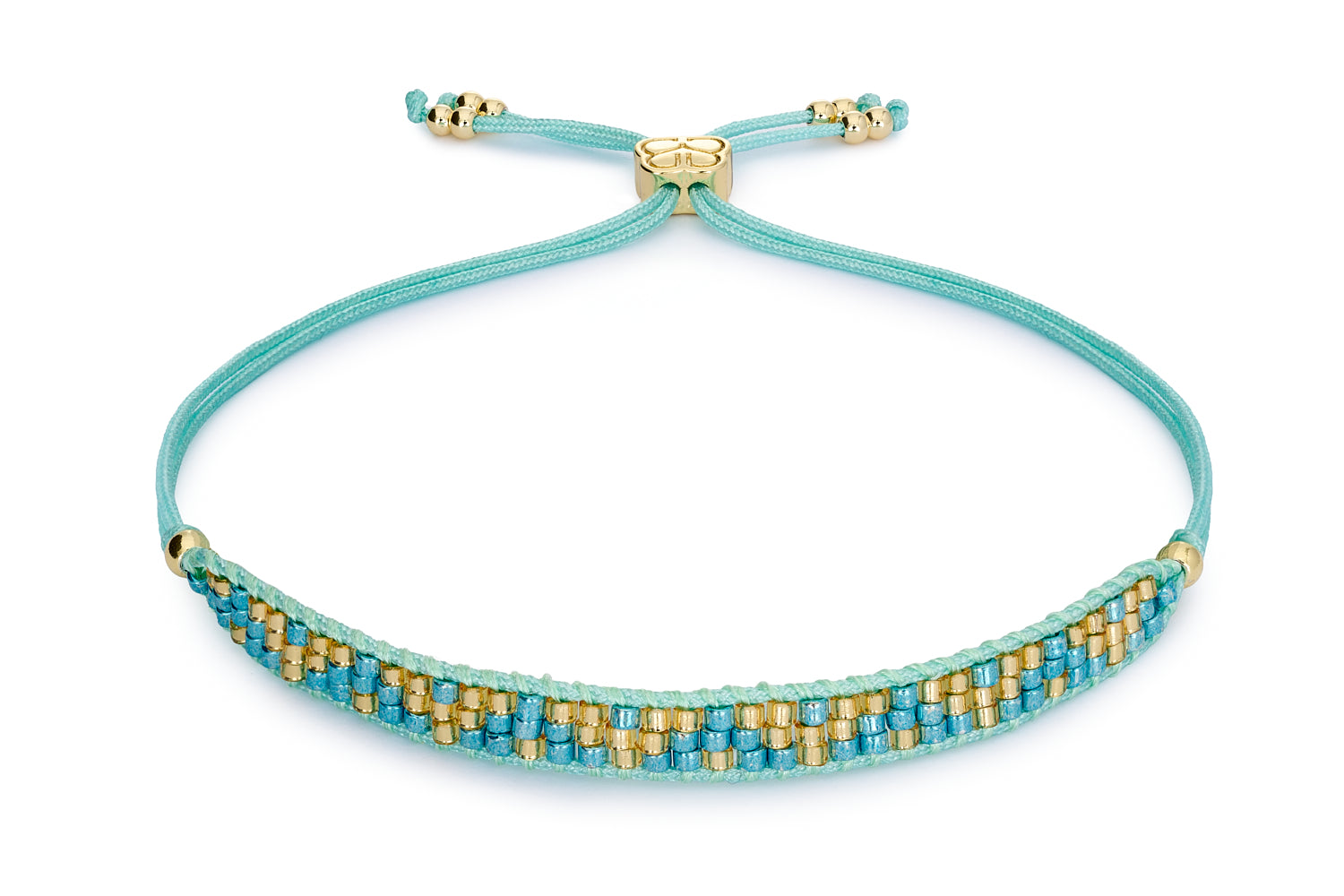 Freedom Turquoise Beaded Friendship Bracelet - Boho Betty