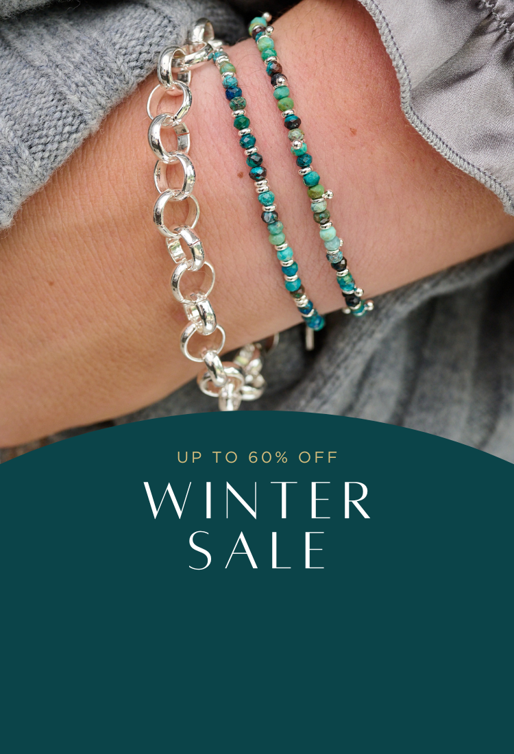 Winter Sale Up to 60% Off for Jewelry including bracelets, necklaces, earrings and bracelet stacks. Gemstone beaded jewelry