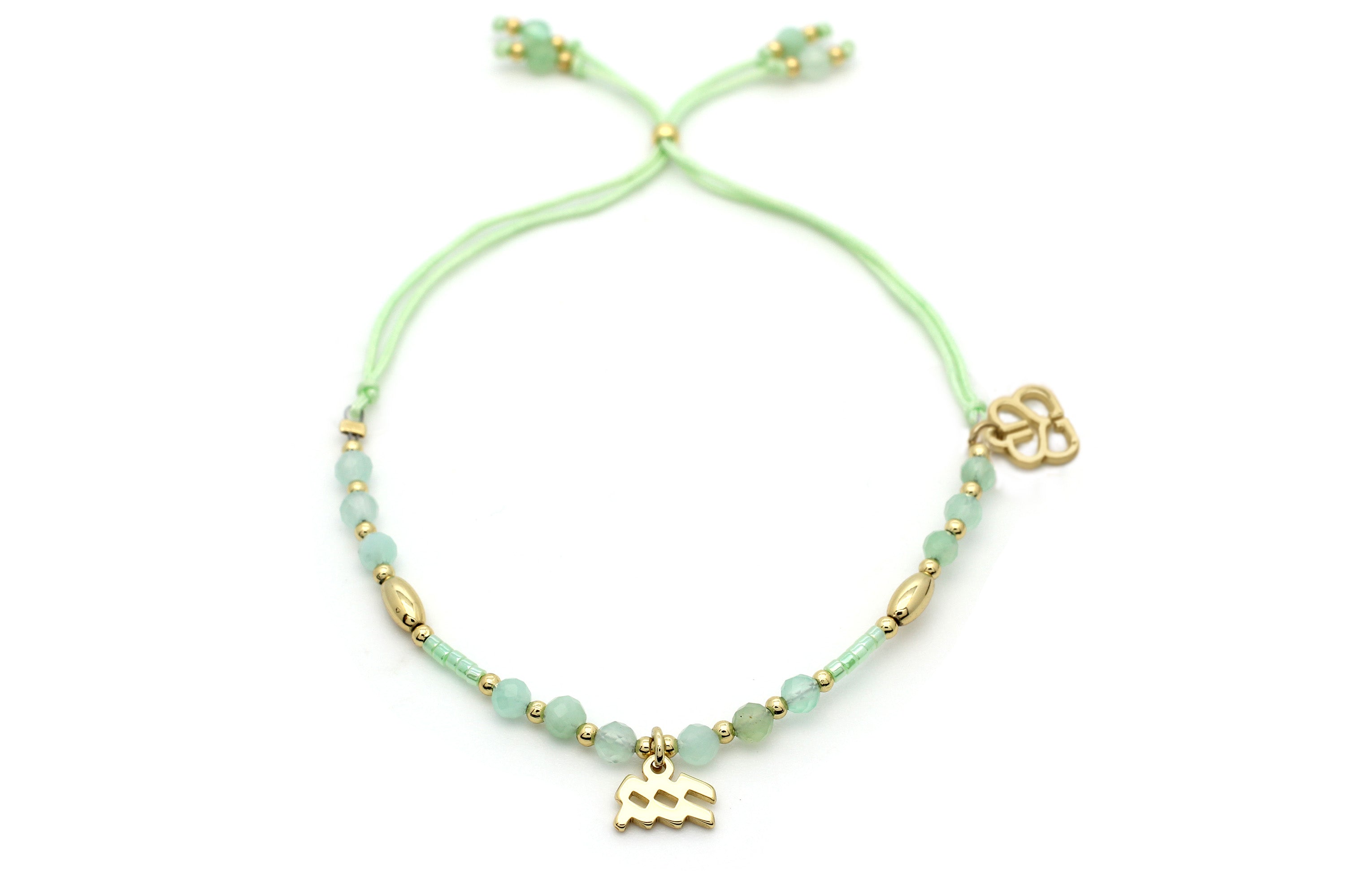 Aquarius Zodiac Gemstone Bracelet - Boho Betty