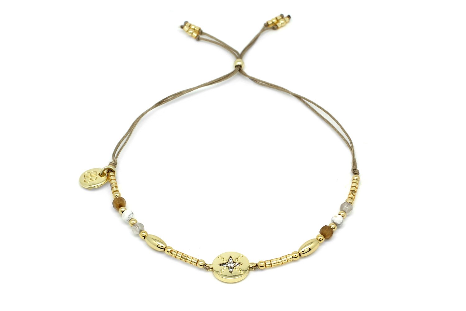 Goji Honey Beaded Friendship Bracelet - Boho Betty