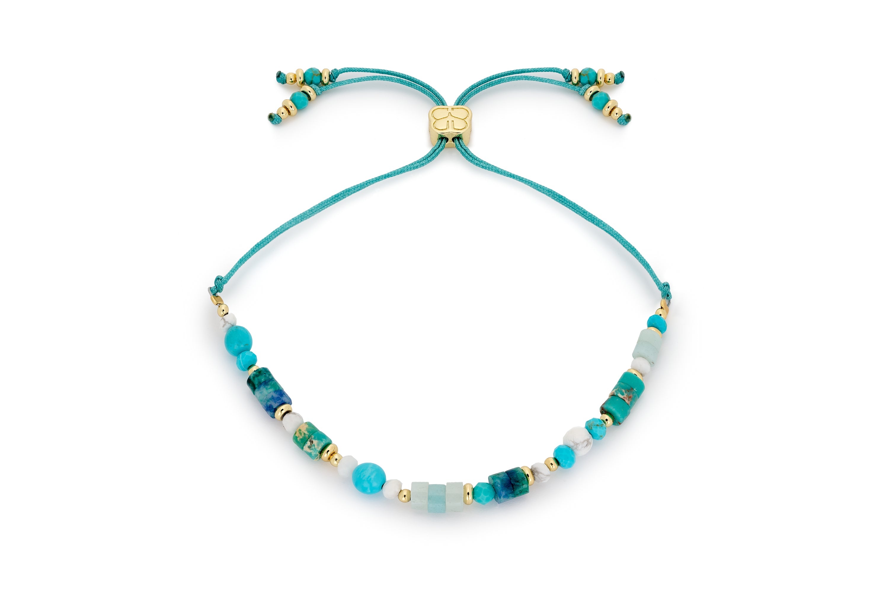 Merys Aqua Gemstone Friendship Bracelet