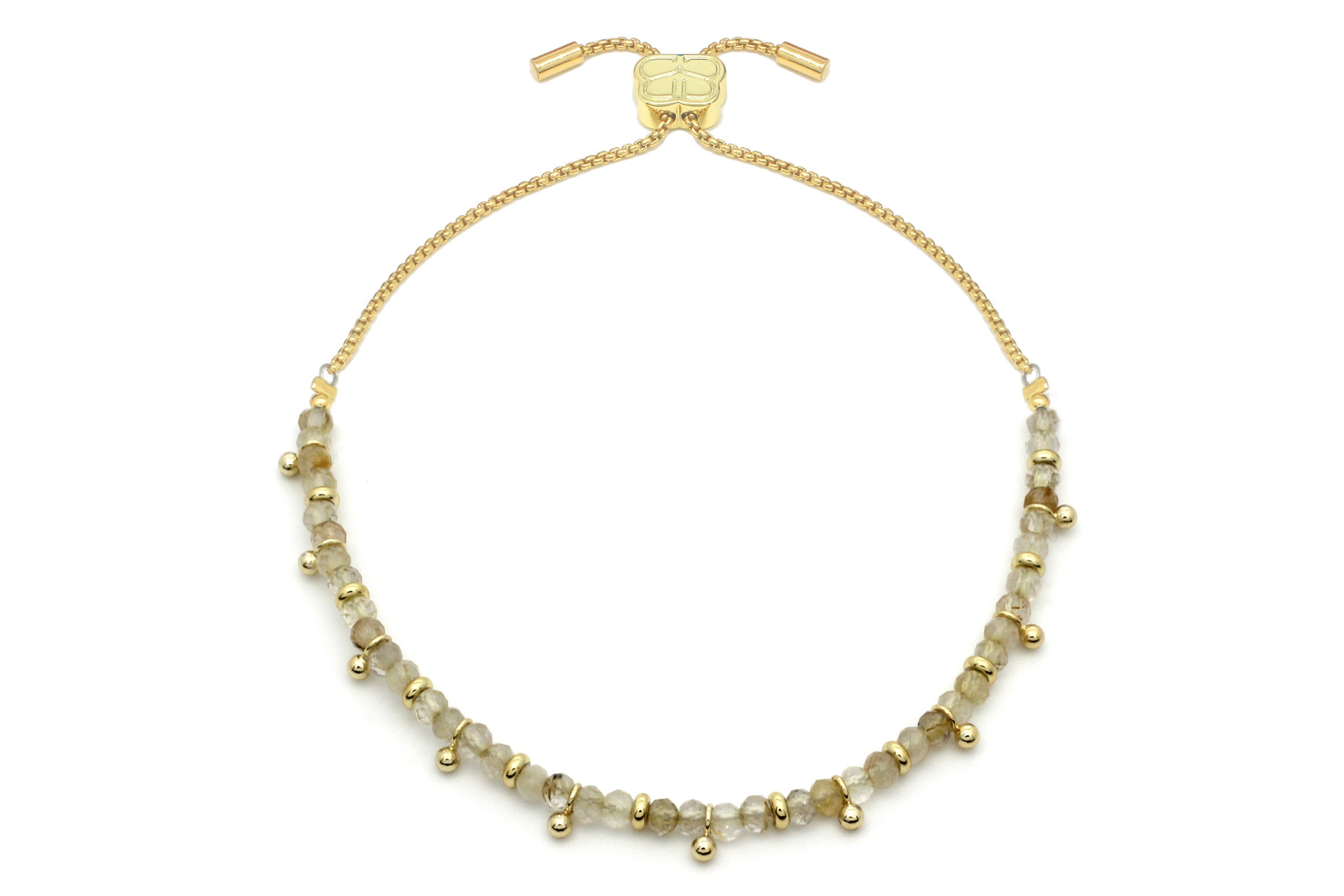 Harmony Citrine Gold Bracelet - Boho Betty