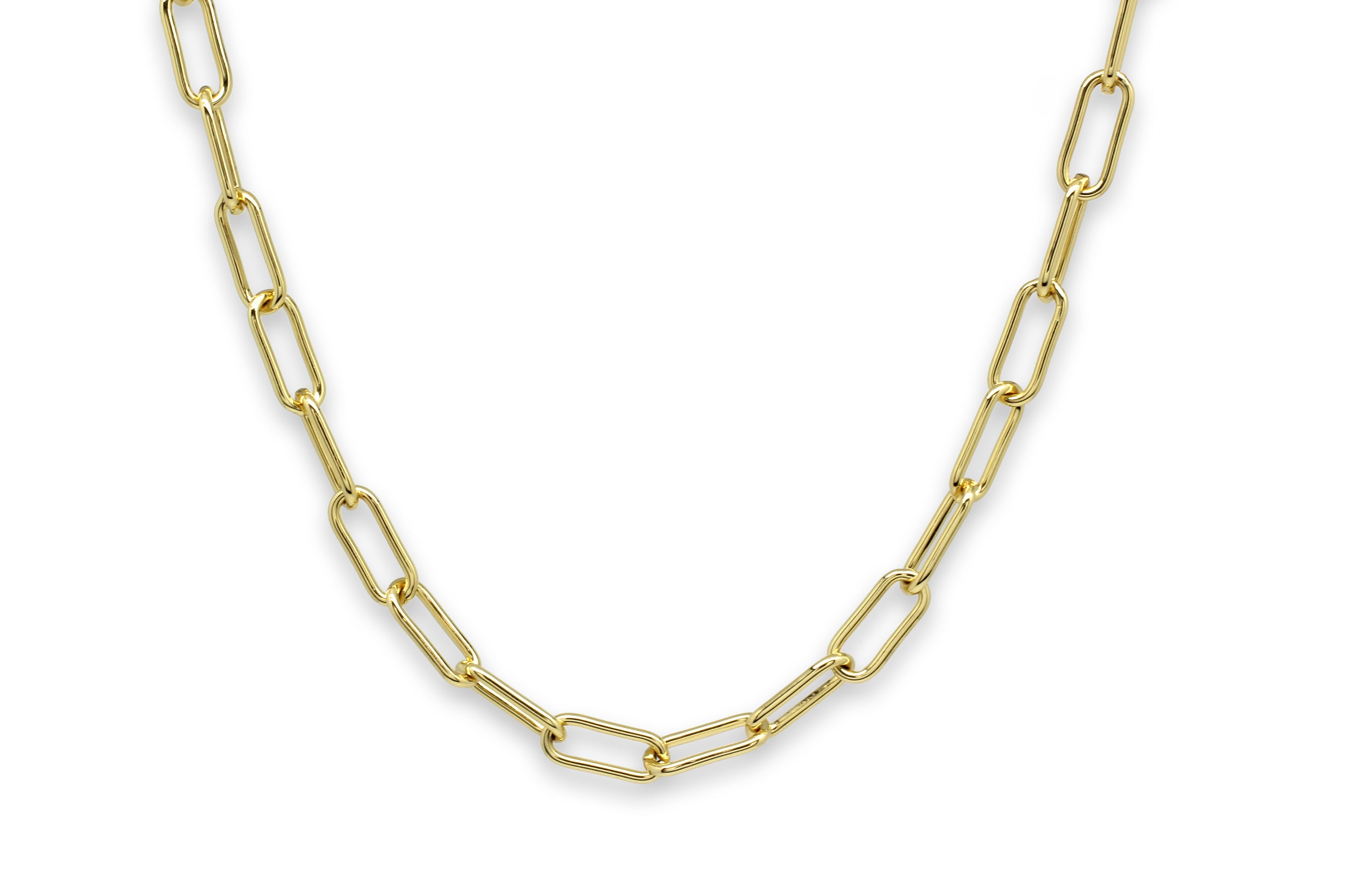 Notus Gold Chunky Chain Medium Length Necklace - Boho Betty