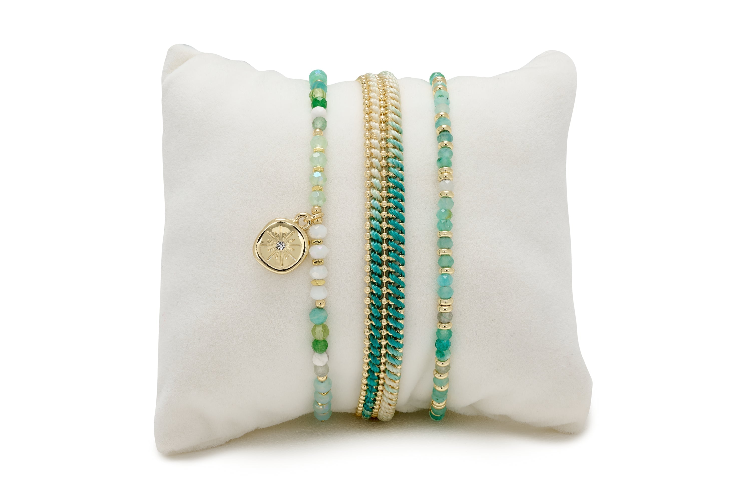 Seabreeze 3 Layer Bracelet Stack - Boho Betty