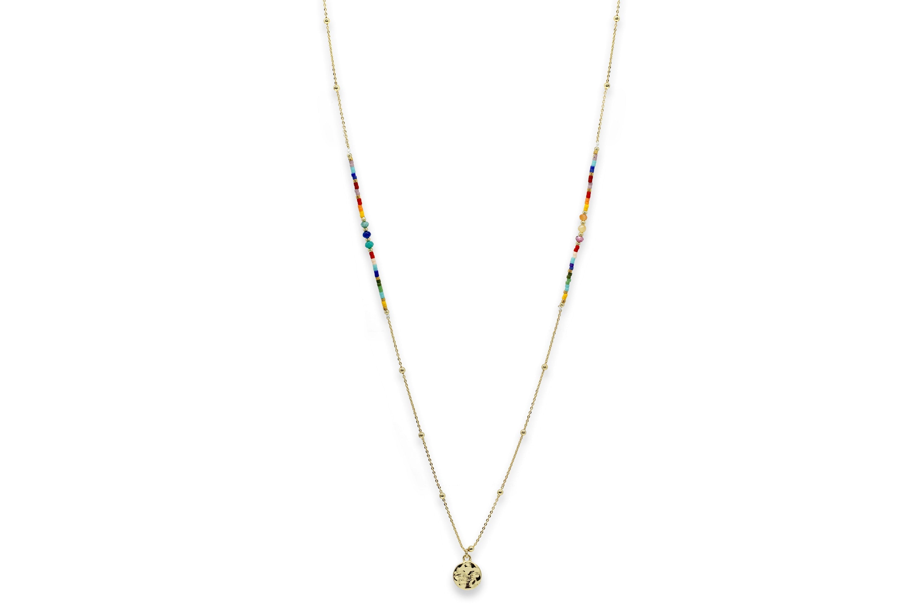 Rasalas Multi-colour Long Bead Necklace - Boho Betty