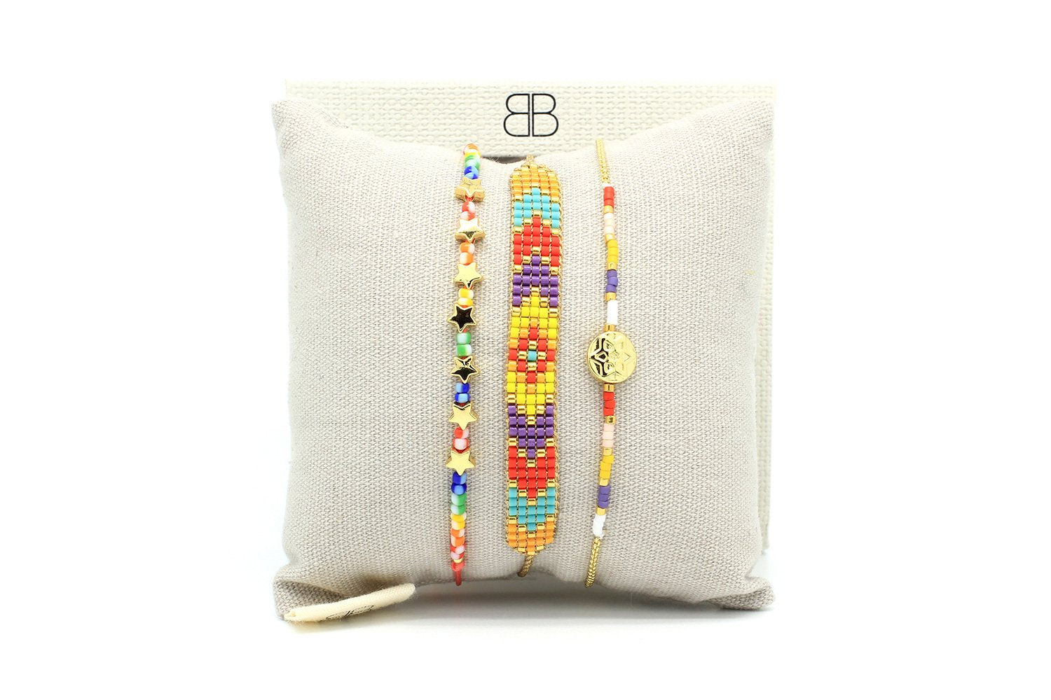 Clausena Multicolour Miyuki Bead Friendship Bracelet - Boho Betty USA
