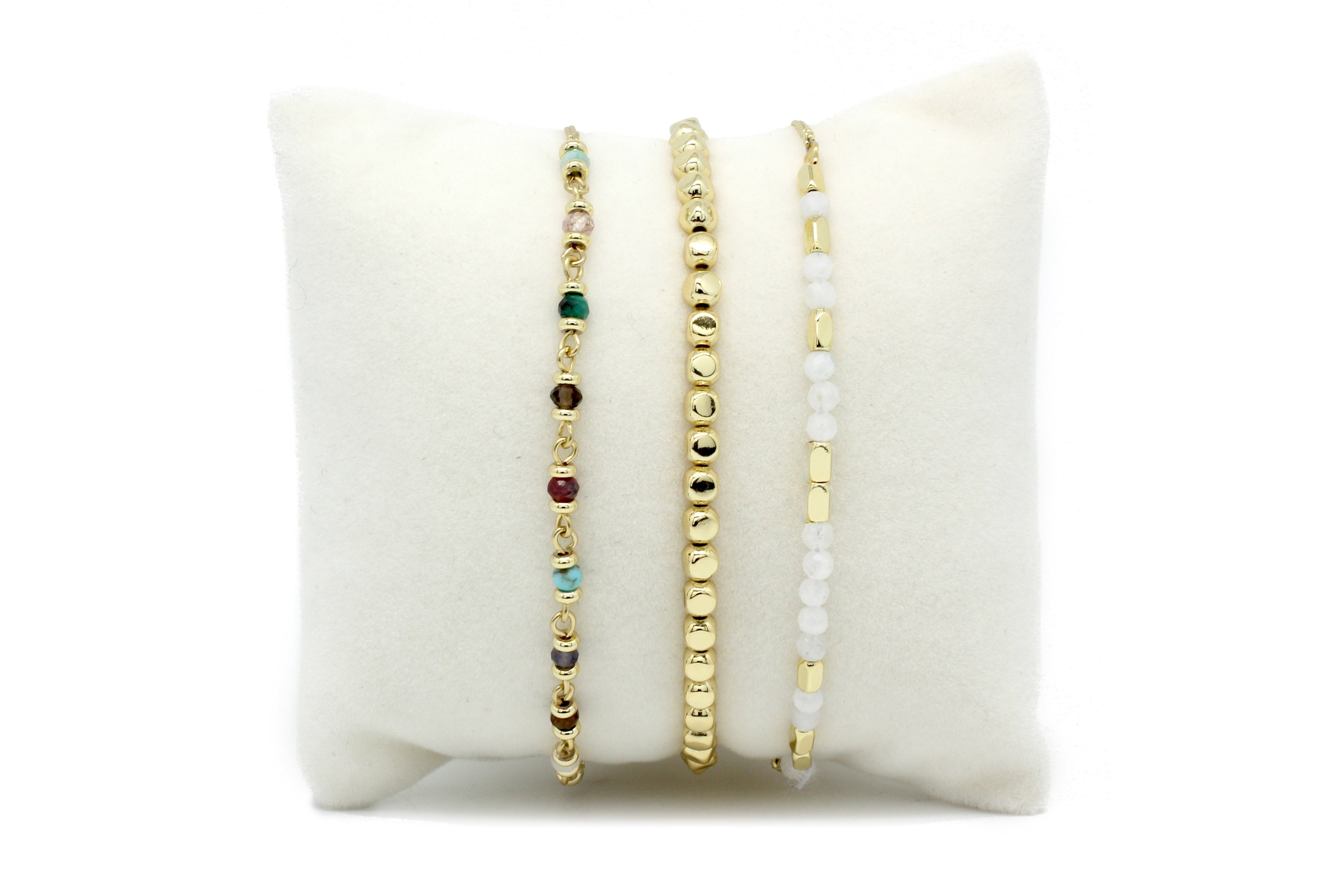 Creativity Gold 3 Layer Bracelet Stack - Boho Betty