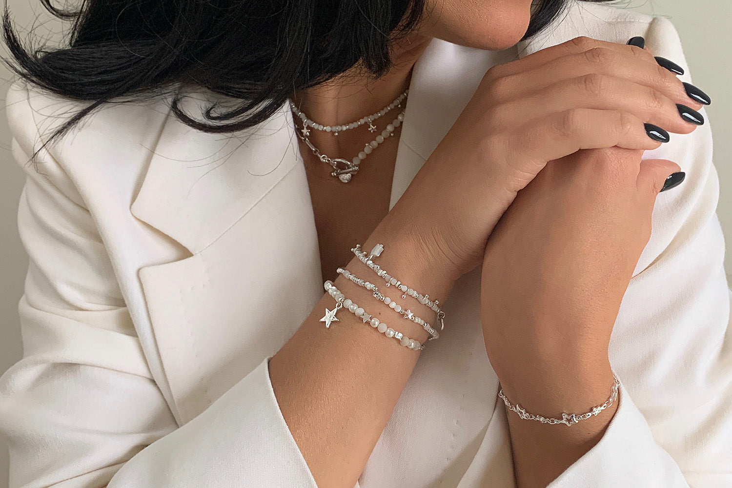 Orion 3 Layer Bracelet Stack - Boho Betty
