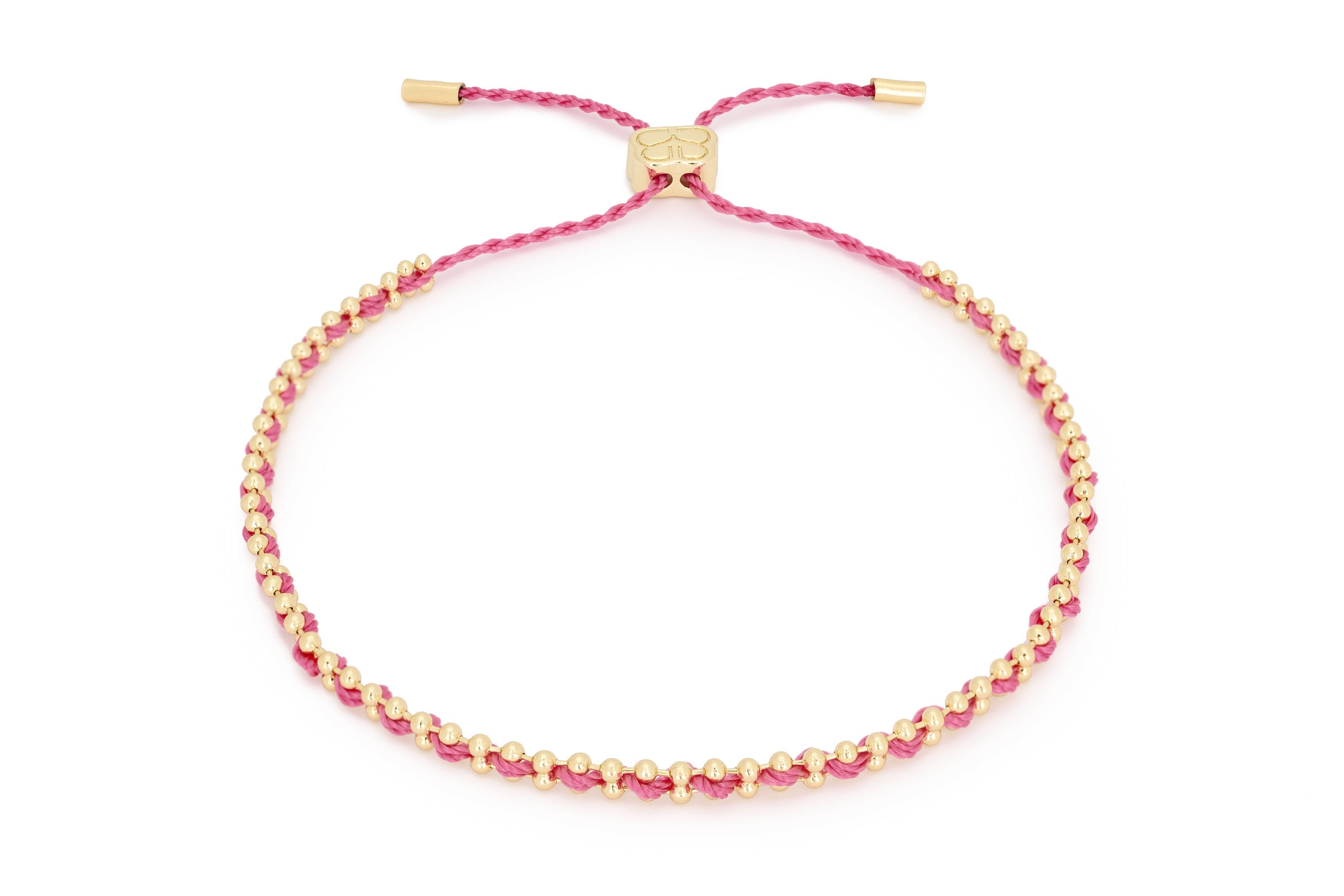 Braid Pink Gold Bracelet