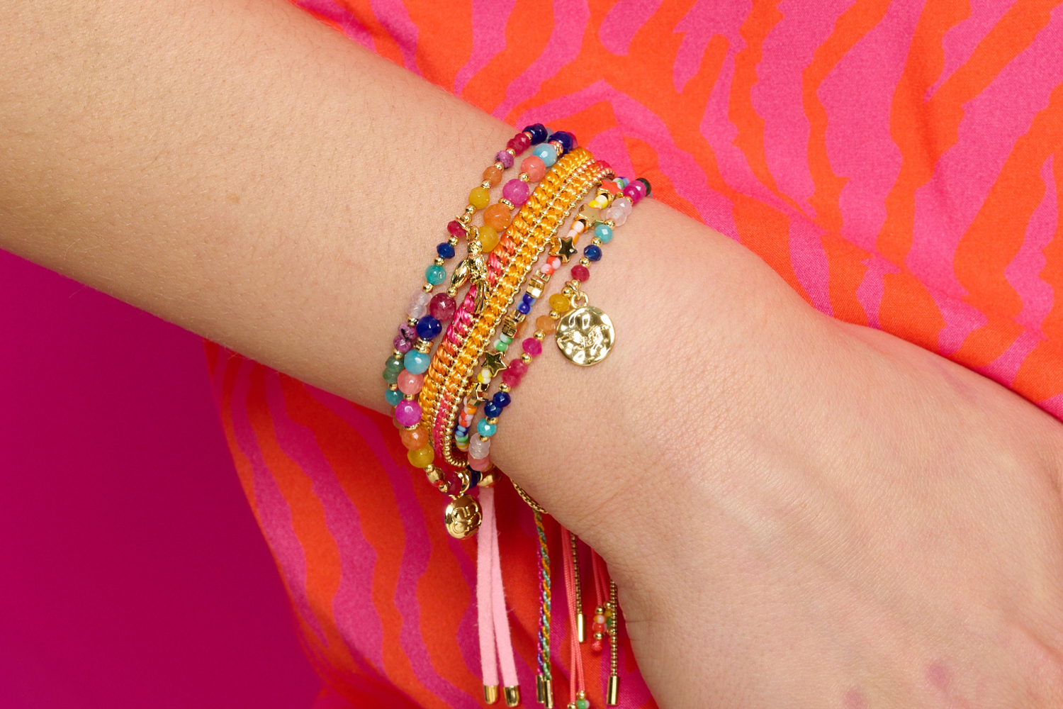 Fresco Multicoloured  Bracelet - Boho Betty