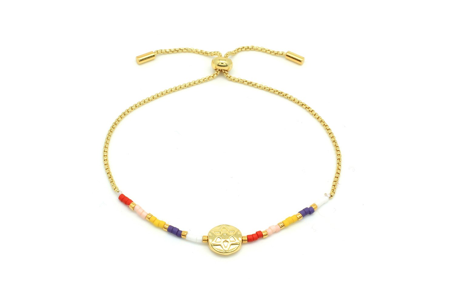 Clausena Multicolour Miyuki Bead Friendship Bracelet - Boho Betty USA