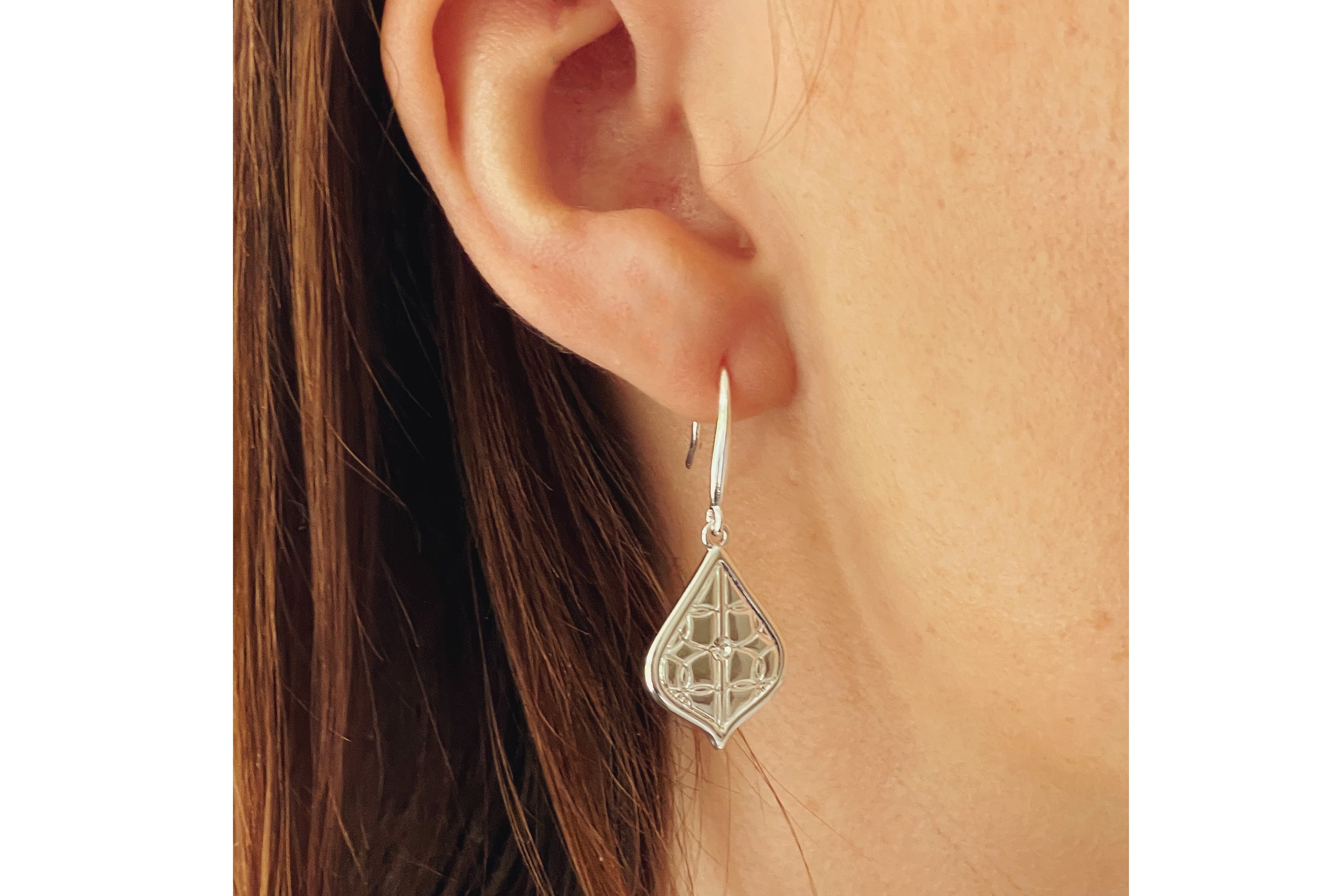 Betty Silver Pull Through Earring - Boho Betty