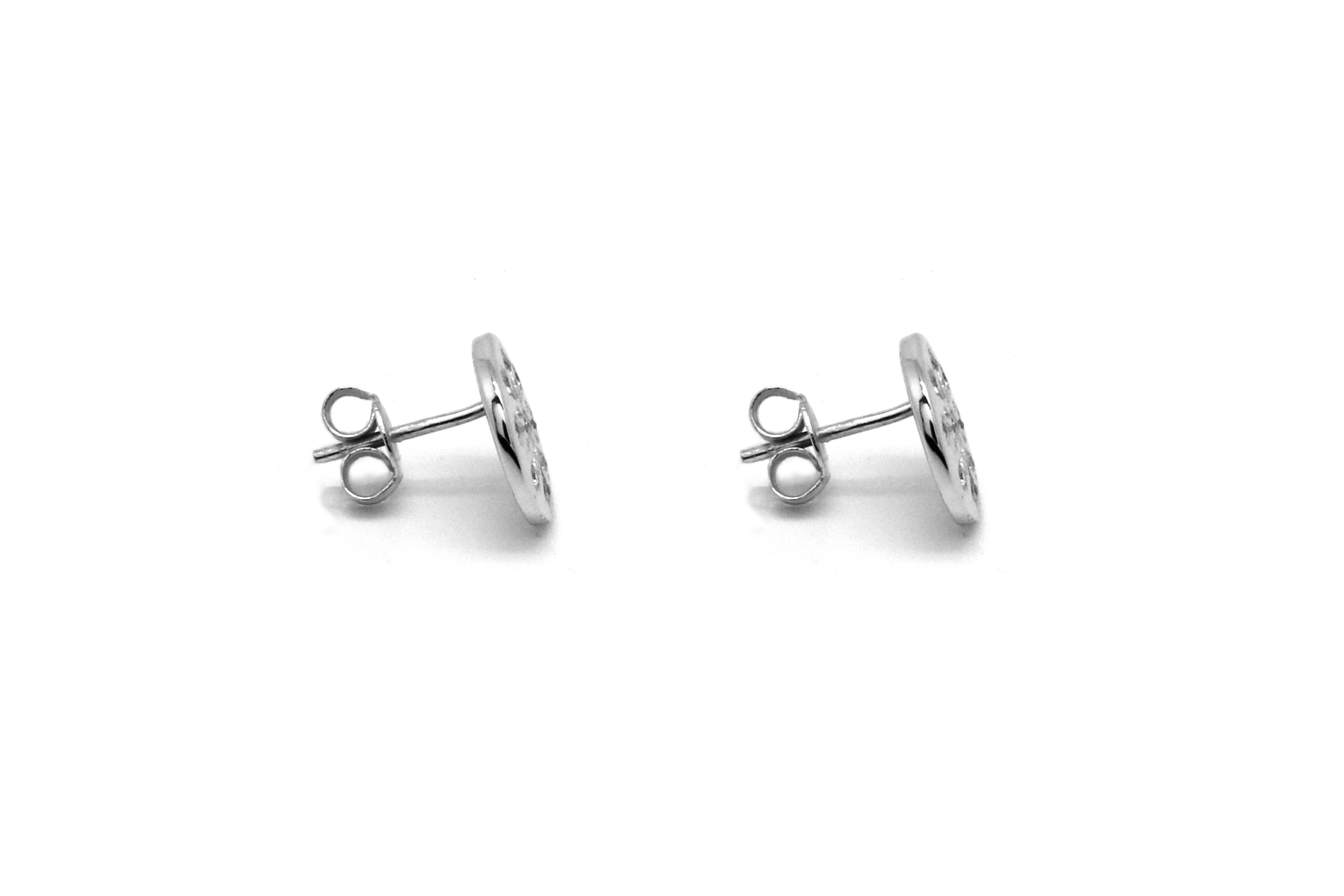 Arnes Silver Stud Earrings - Boho Betty