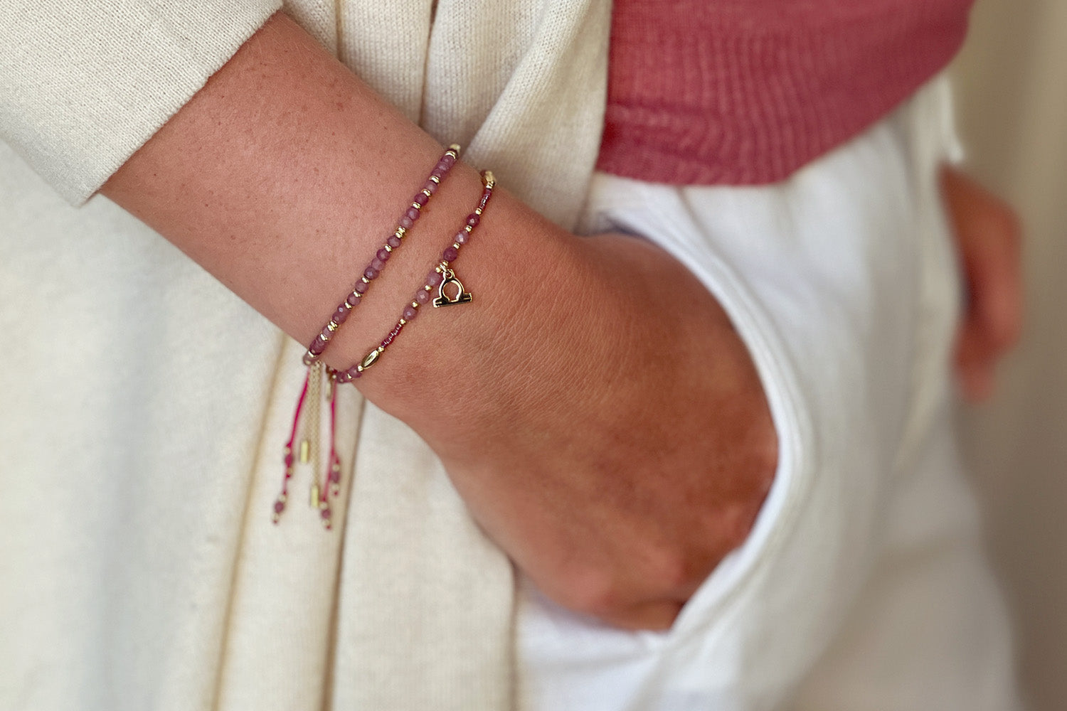 Zodiac Libra Bracelet Stack - Boho Betty