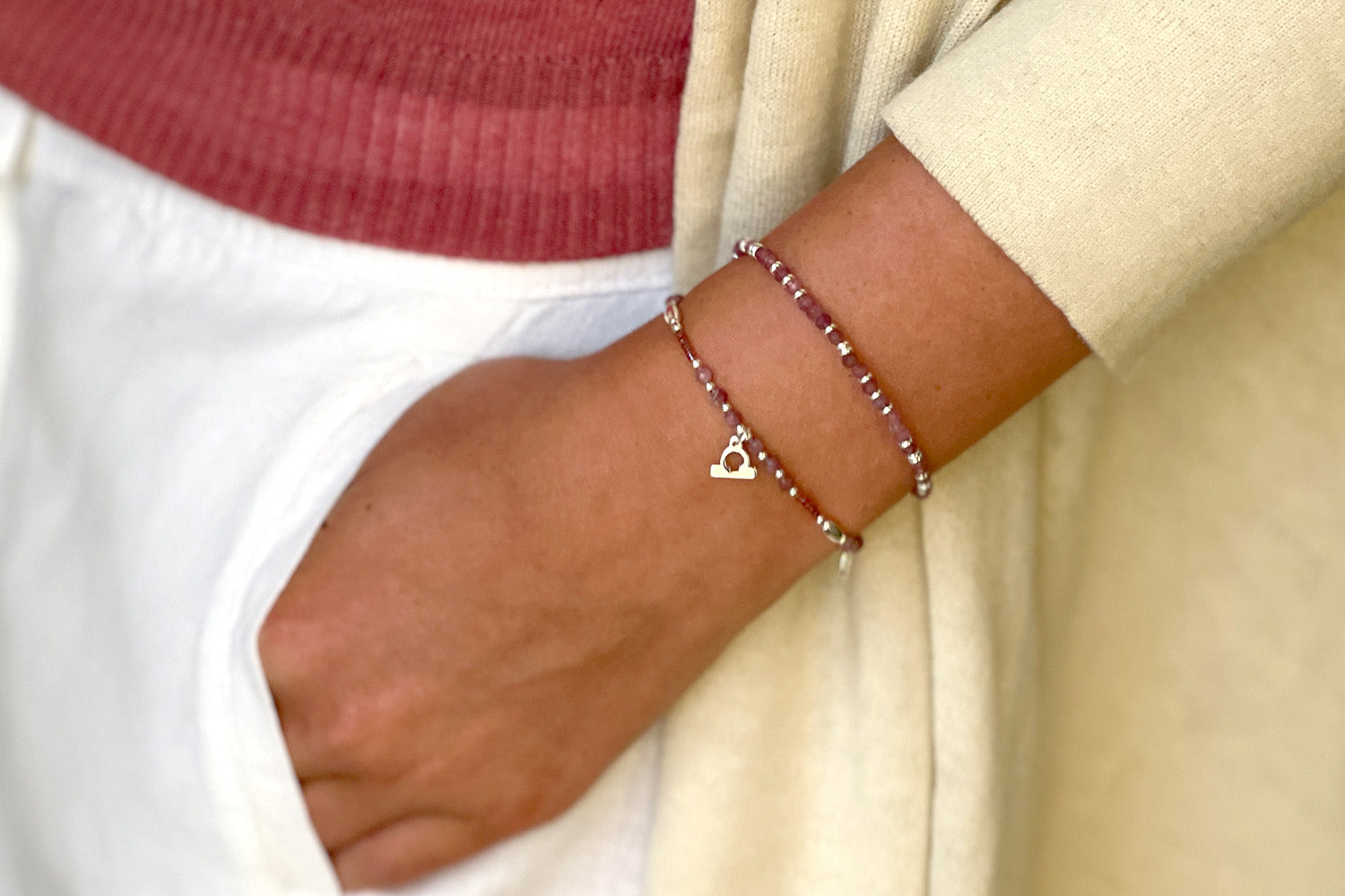 Zodiac Libra Bracelet Stack - Boho Betty