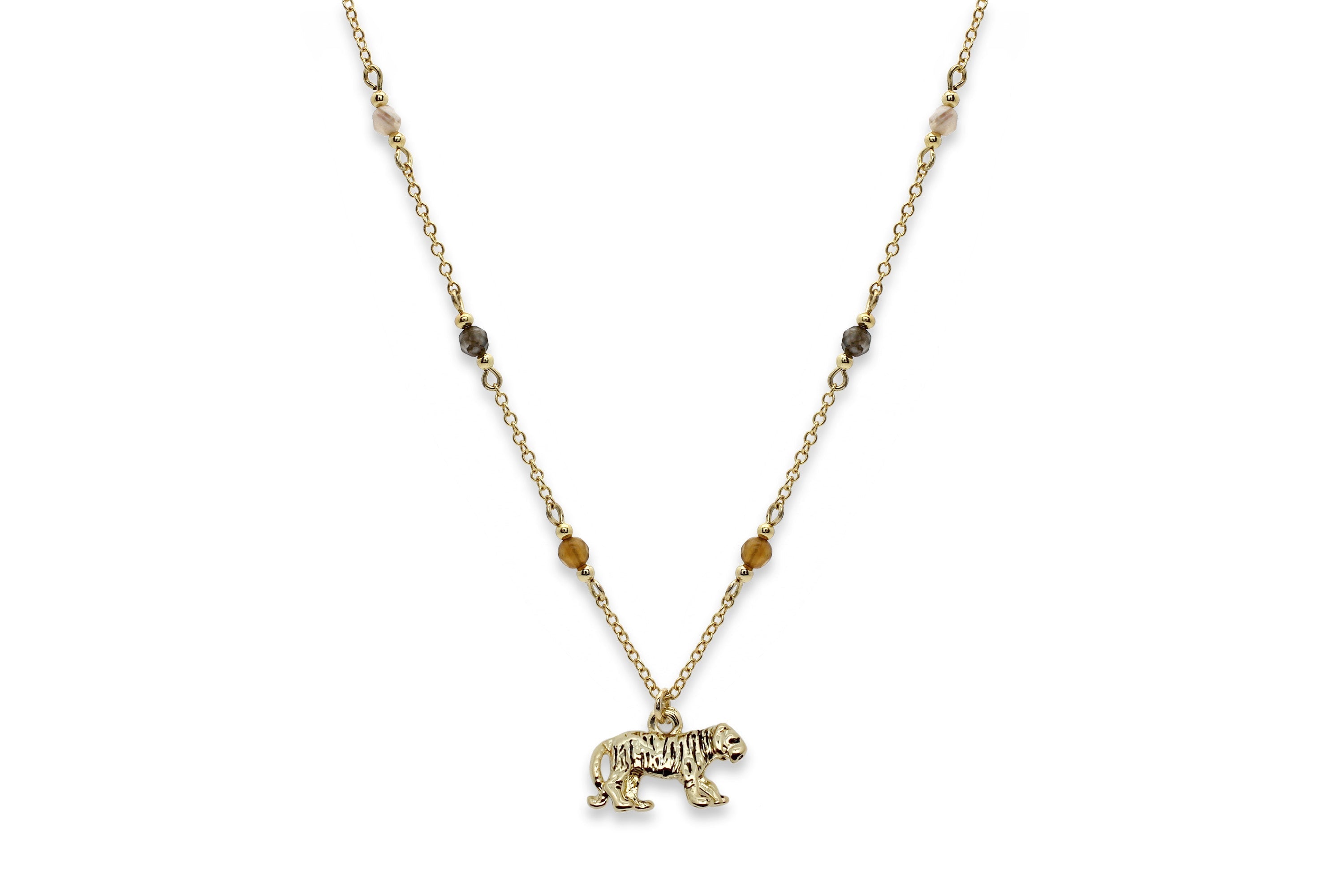 10k Gold Diamond Tiger Pendant 0.69 Ctw – Avianne Jewelers