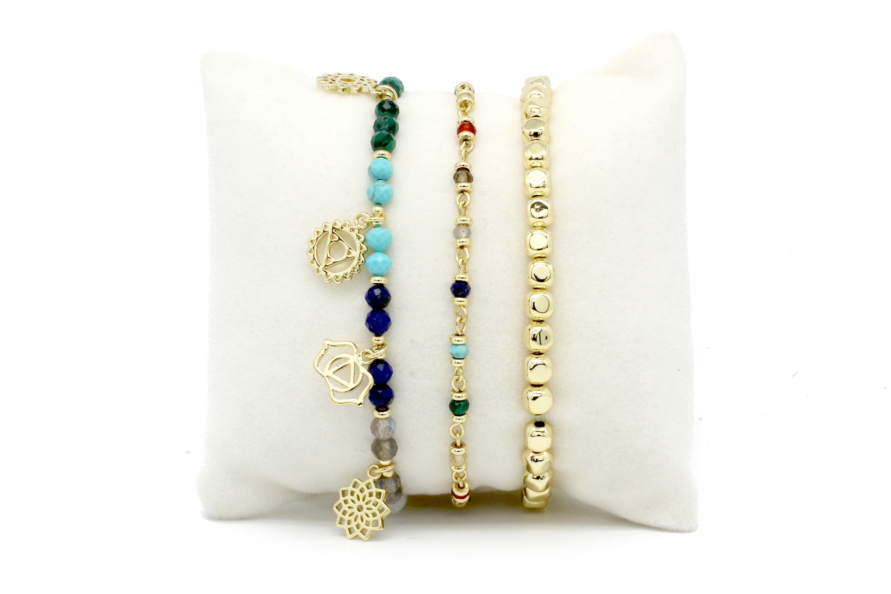 Meditrina Gold Bracelet Stack - Boho Betty