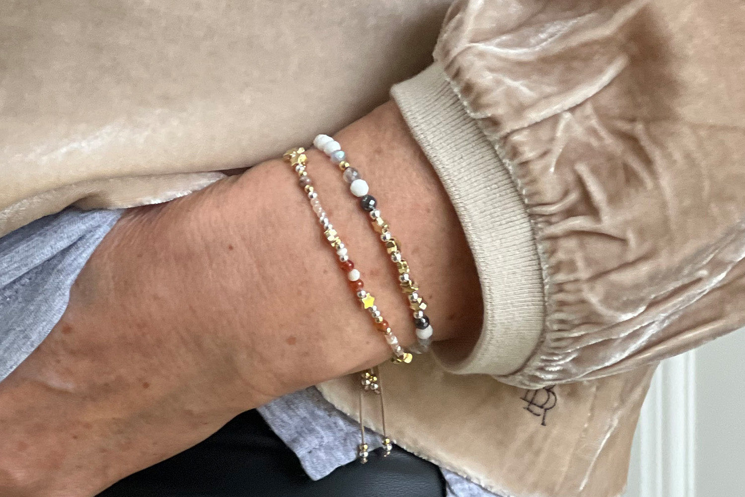 Kraz 2 Layer Bracelet Stack - Boho Betty