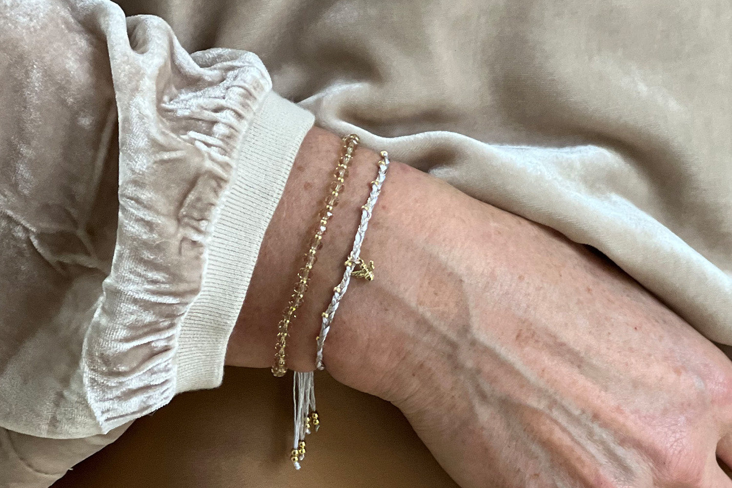 Marsic Smoke 2 Layer Bracelet Stack - Boho Betty
