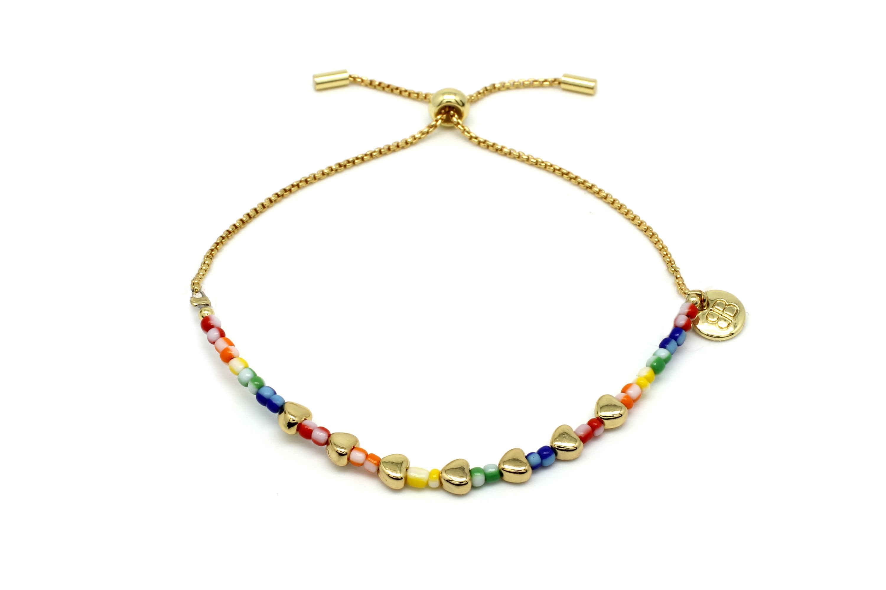 Angel Hearts Multicolour Bracelet - Boho Betty