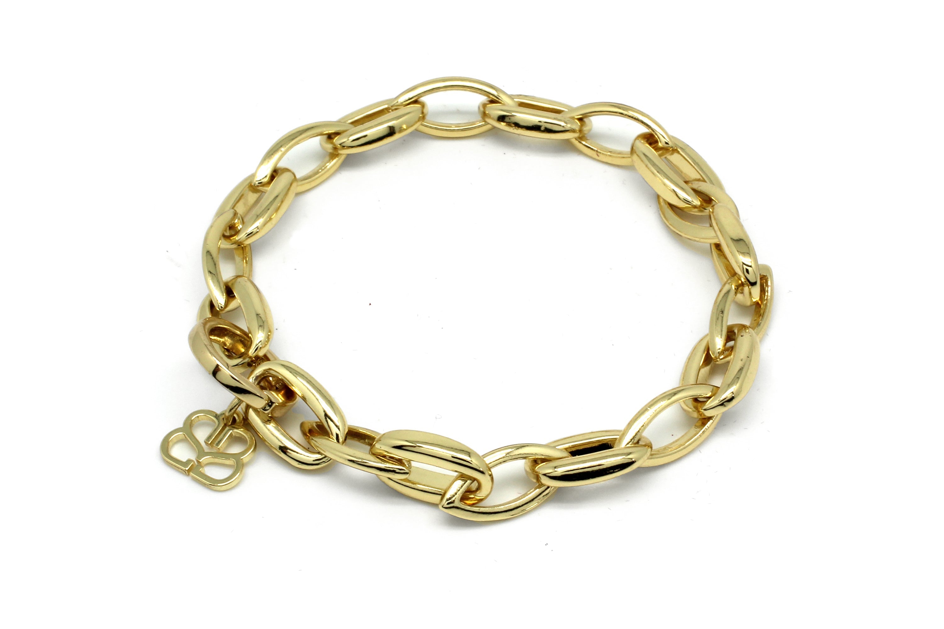 Dene Gold Chunky Chain Bracelet - Boho Betty