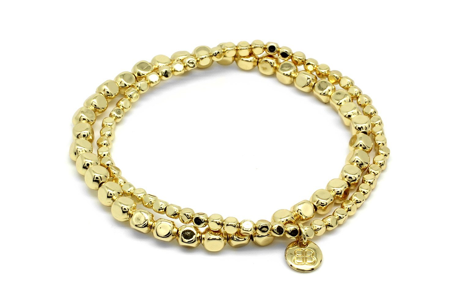 Sabal Major Gold Nugget Bracelet Set - Boho Betty