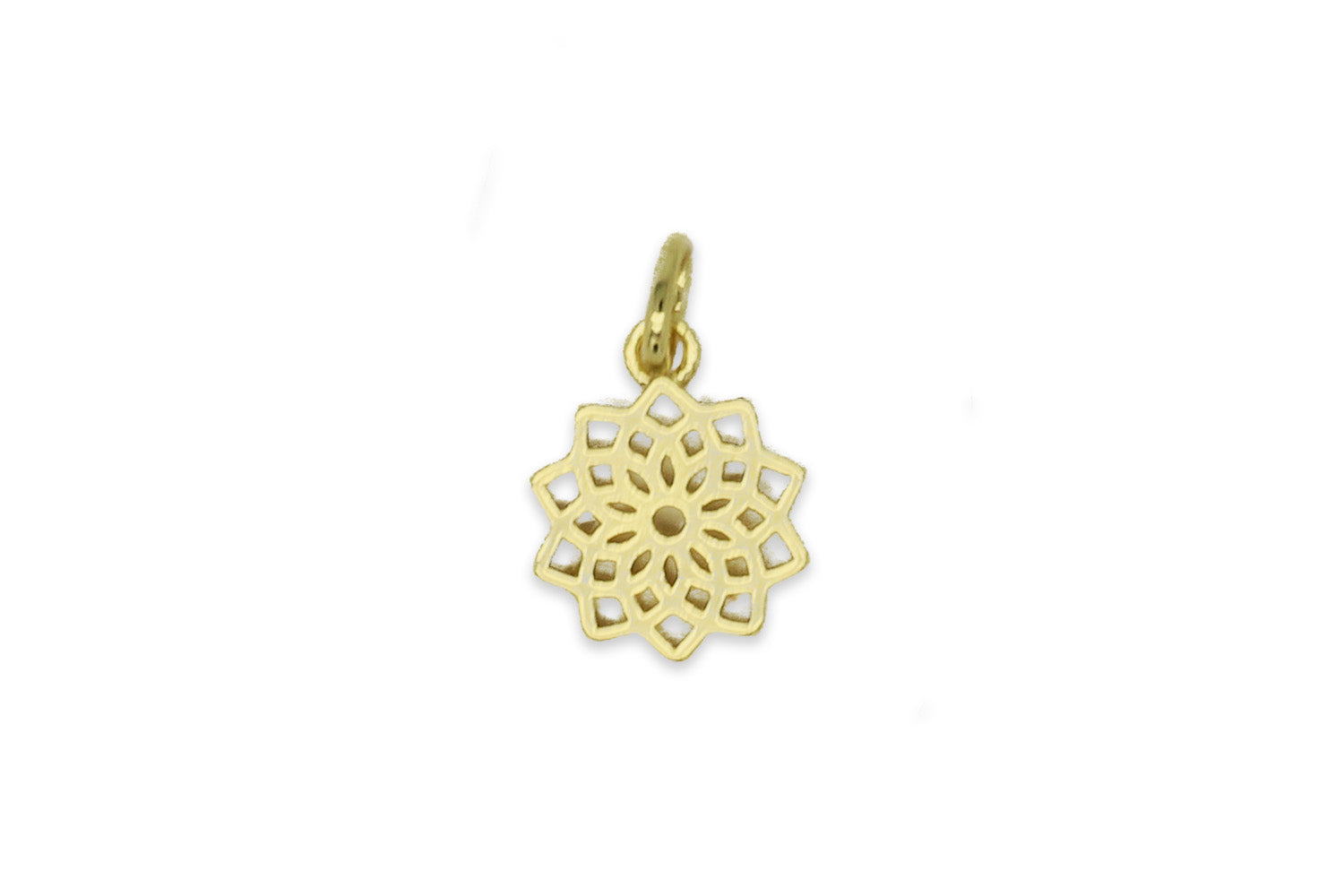 Crown Chakra Gold Necklace Charm - Boho Betty