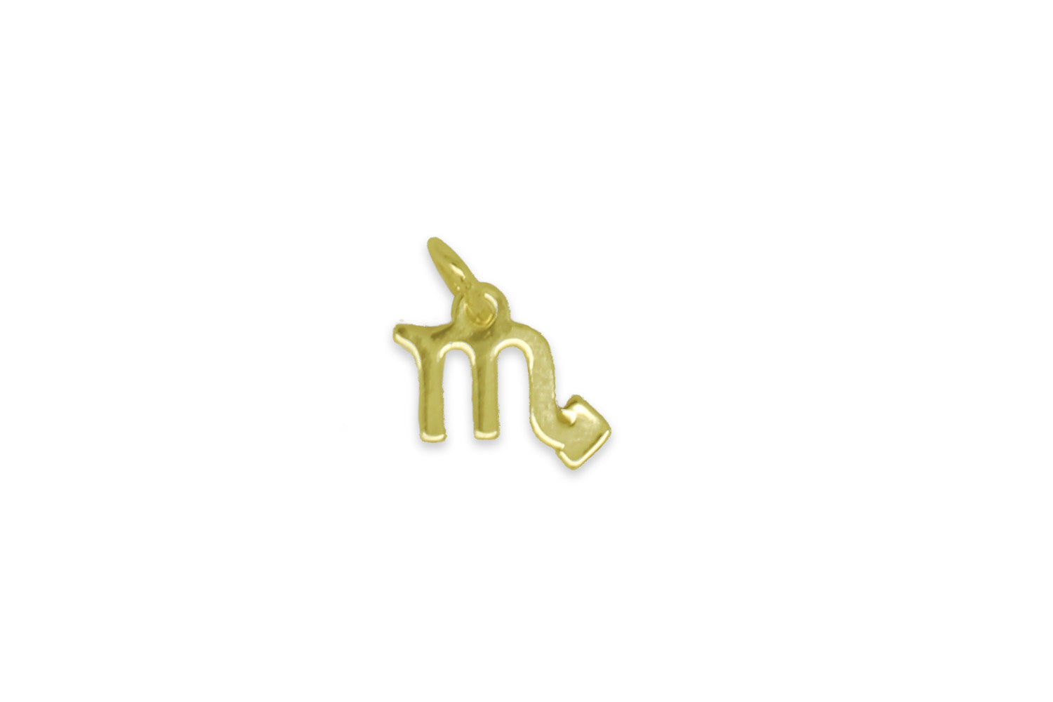 Scorpio Zodiac Gold Necklace Charm - Boho Betty
