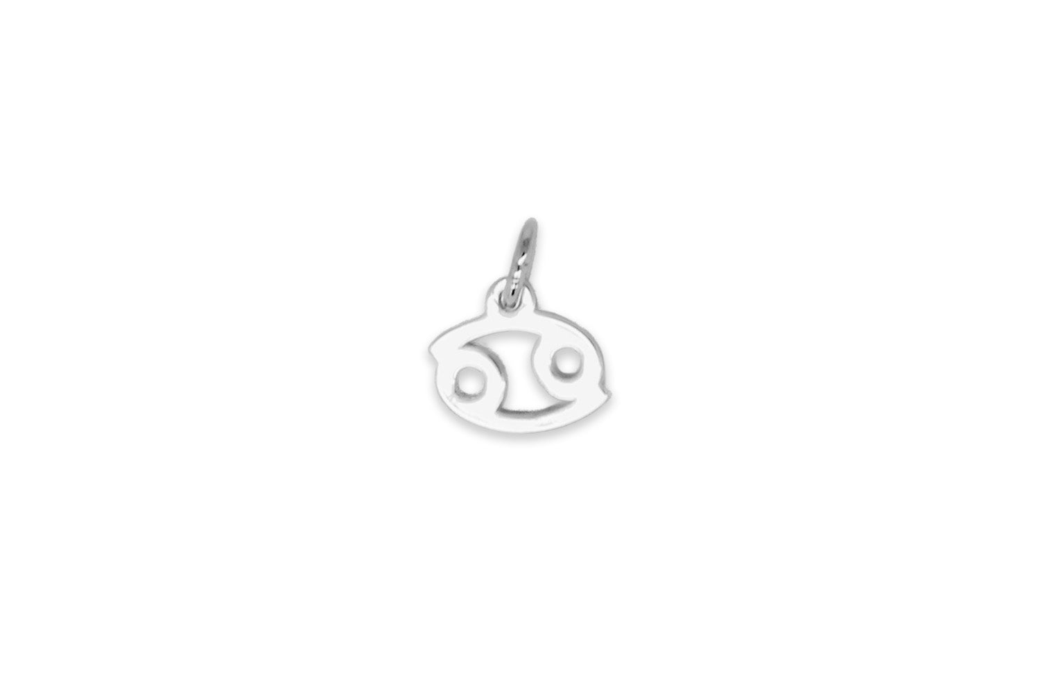 Cancer Zodiac Silver Necklace Charm - Boho Betty