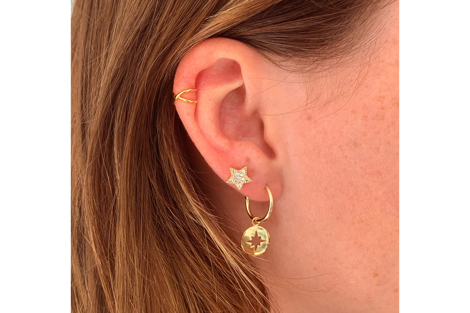 Shaye Gold Earring Cuff - Boho Betty