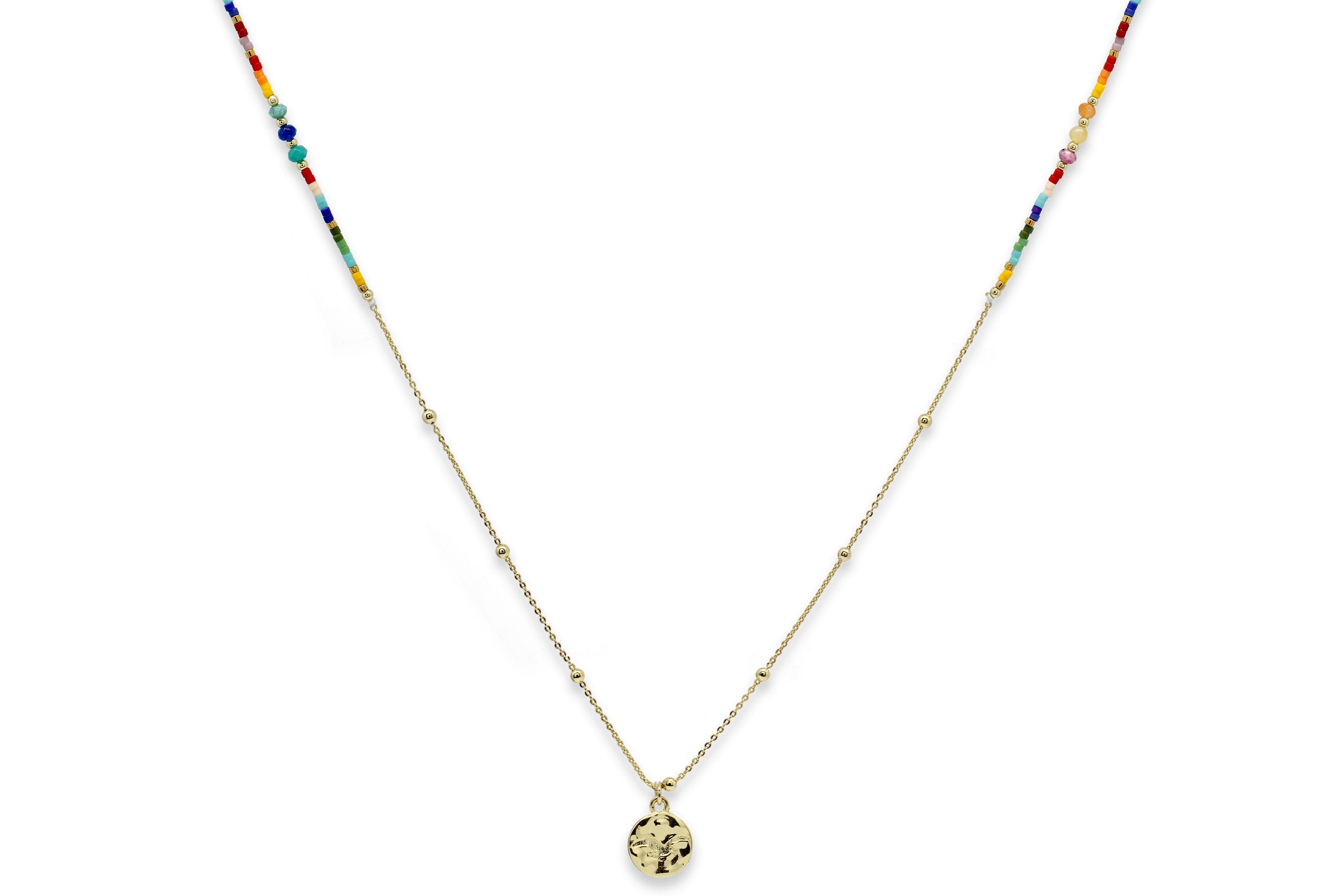 Rasalas Multi-colour Long Bead Necklace - Boho Betty