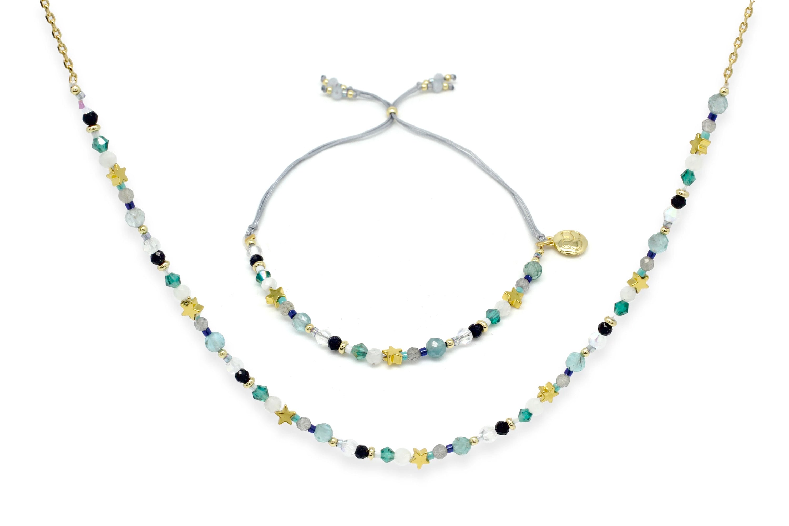 Seul Sandstone Necklace & Bracelet Gift Set