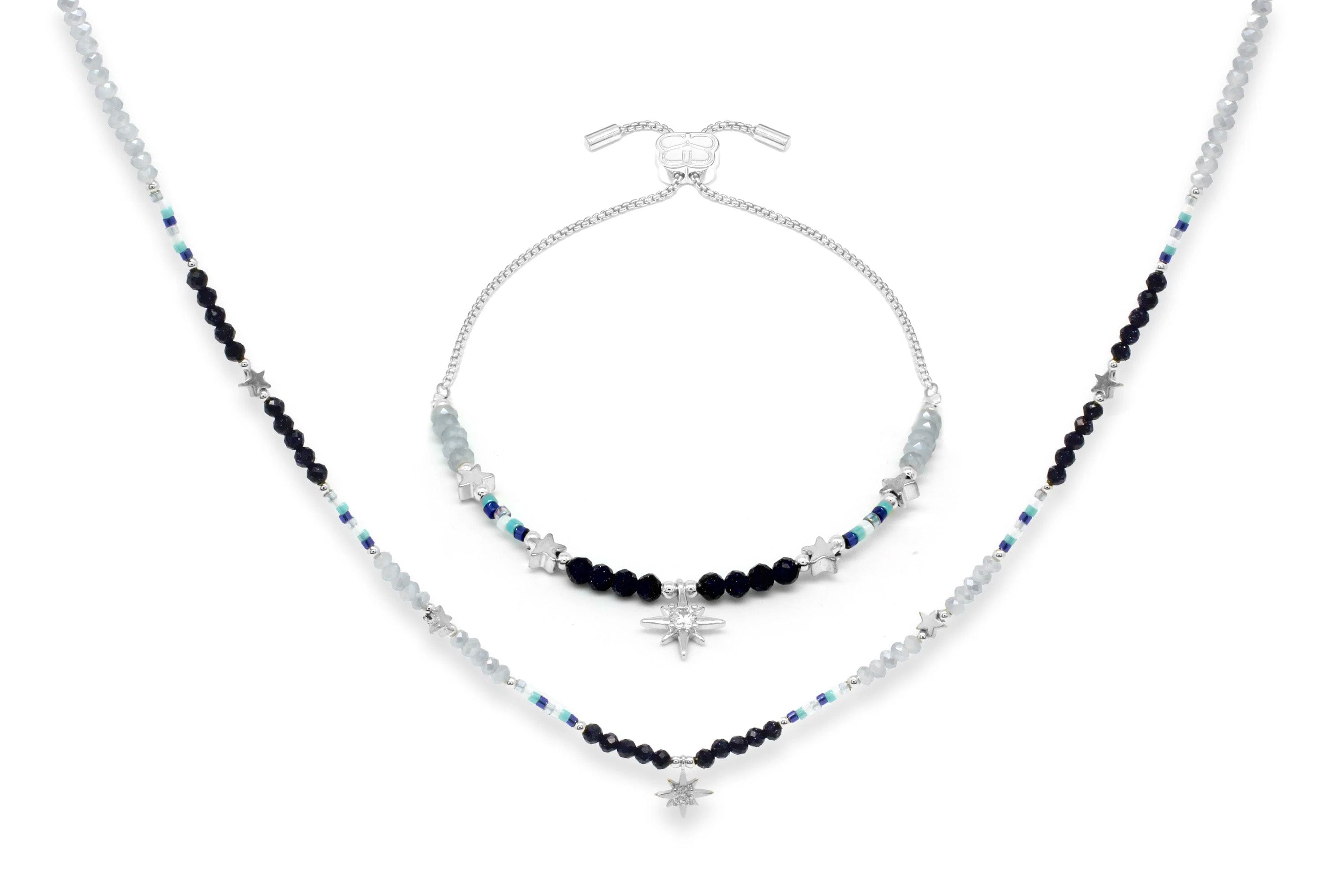 Shining Star Necklace & Bracelet Gift Set