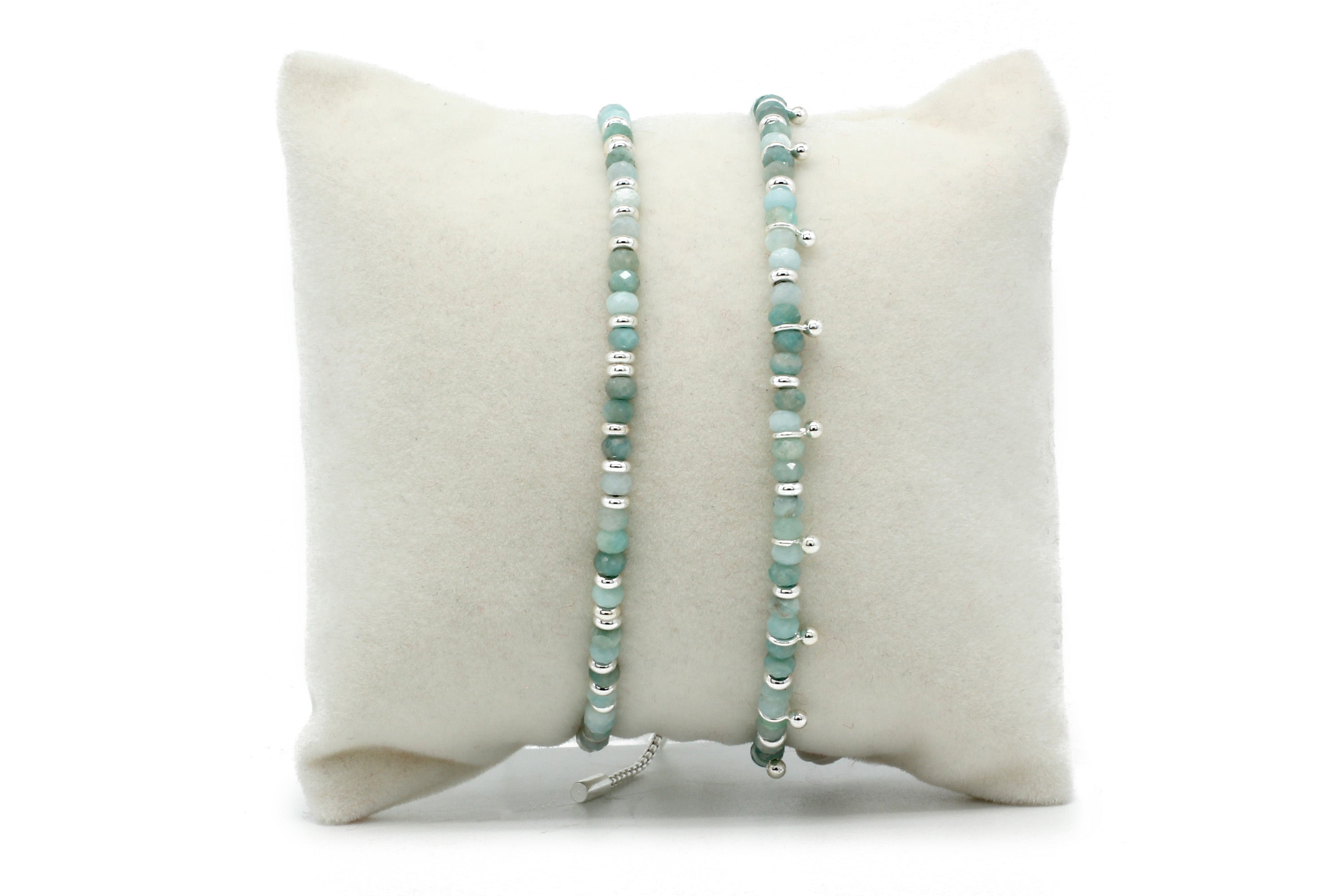 Serenity Amazonite Bracelet Stack - Boho Betty