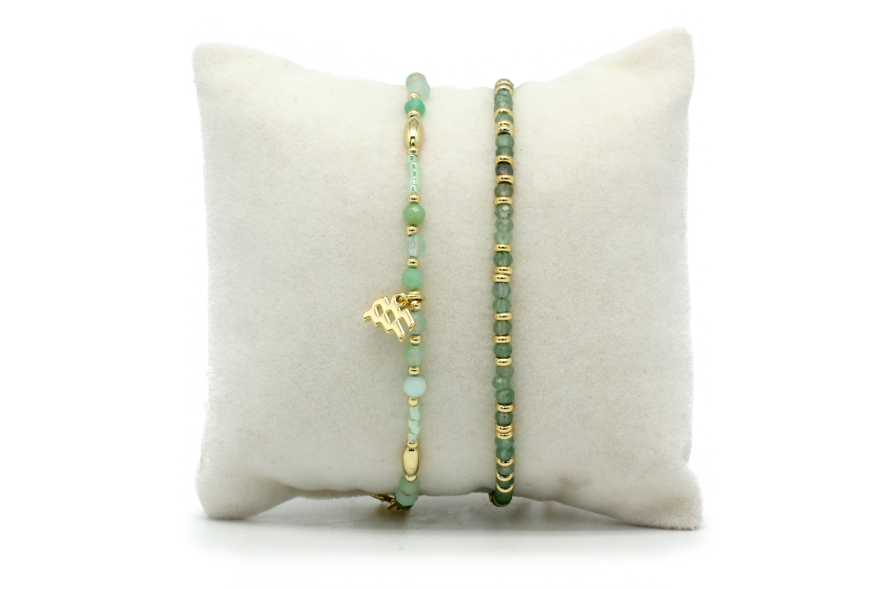 Zodiac Aquarius Bracelet Stack - Boho Betty